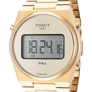 Tissot Unisex PRX 35mm Quartz Watch - Gold